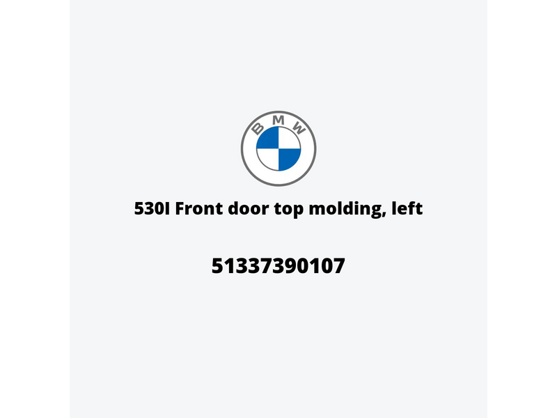 530i-앞-도어-상단-몰딩-좌-51337390107